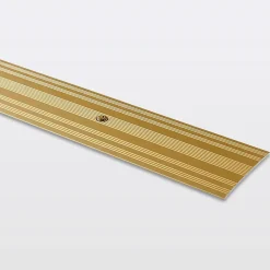 GoodHome Barre De Seuil|Barre De Seuil<Large barre de seuil en aluminium décor doré mat 60 x 1 800 mm