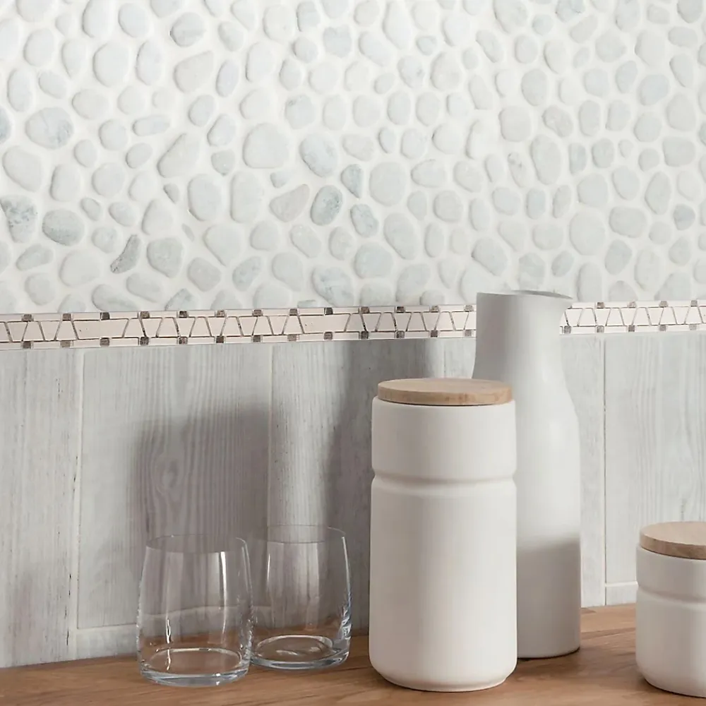 GoodHome Listel Carrelage<Listel beige 5x30cm Bizance