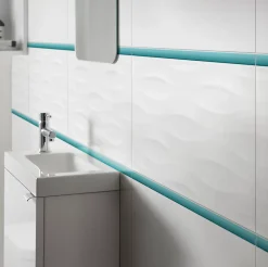 GoodHome Listel Carrelage<Listel bleu 2 x 60 cm Palmi