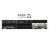 Casa Linéa Mosaïque<LISTEL CHARLESTON DARK HORIZONTAL 1 PIÈCE 7,5 X 30 CM CASA LINEA