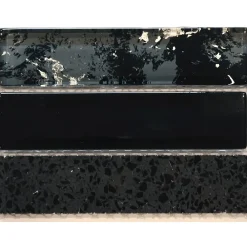 Casa Linéa Mosaïque<LISTEL CHARLESTON DARK HORIZONTAL 1 PIÈCE 7,5 X 30 CM CASA LINEA