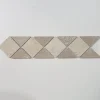 Albedo Pierre Mosaïque Pour Pièce À Vivre|Mosaïque<Listel En Travertin Mix - 6,7X31,5X0,8 CM
