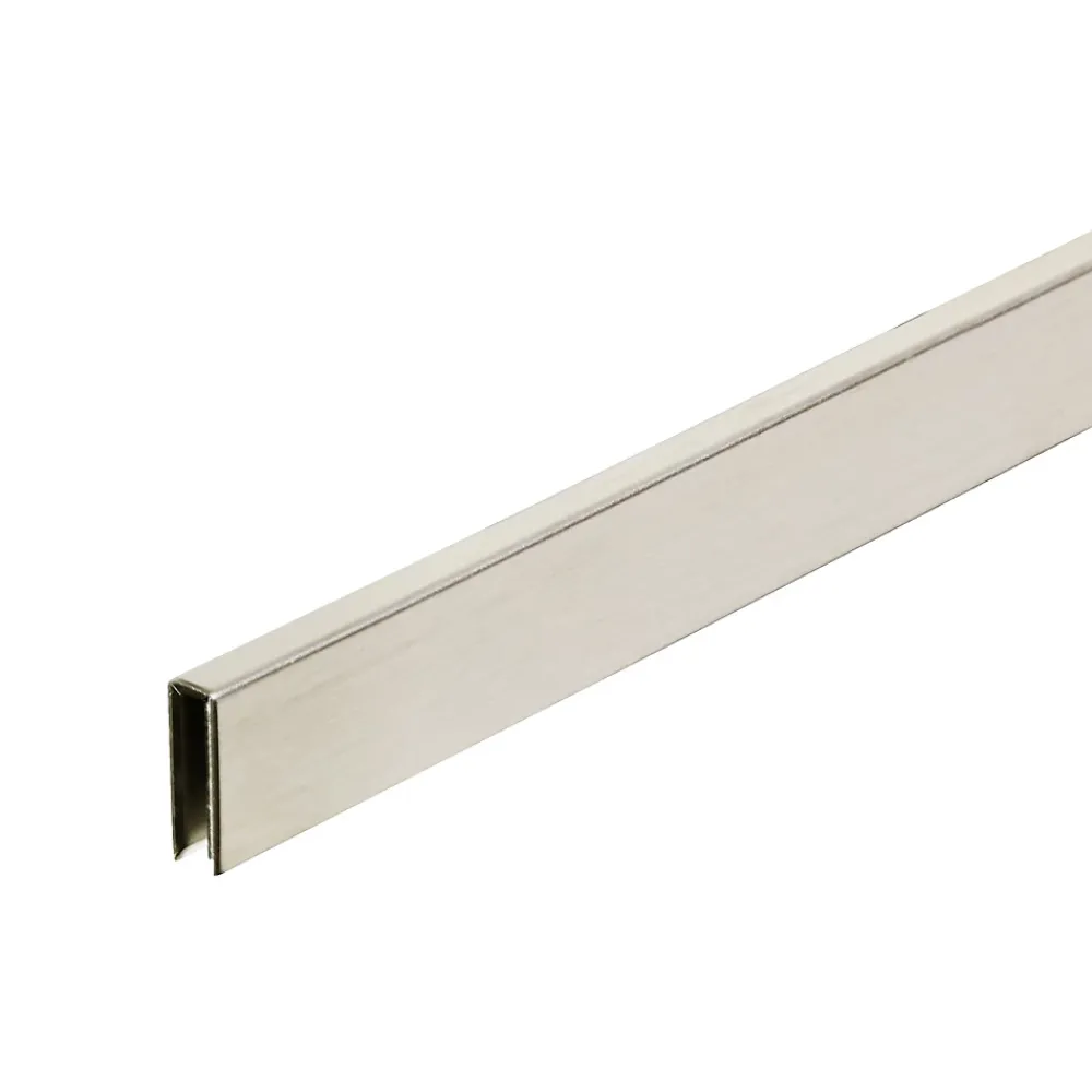 MATinter Listel Carrelage<Listel inox argent L.6 x l.0,3 cm x Ép.10 mm Mat inter