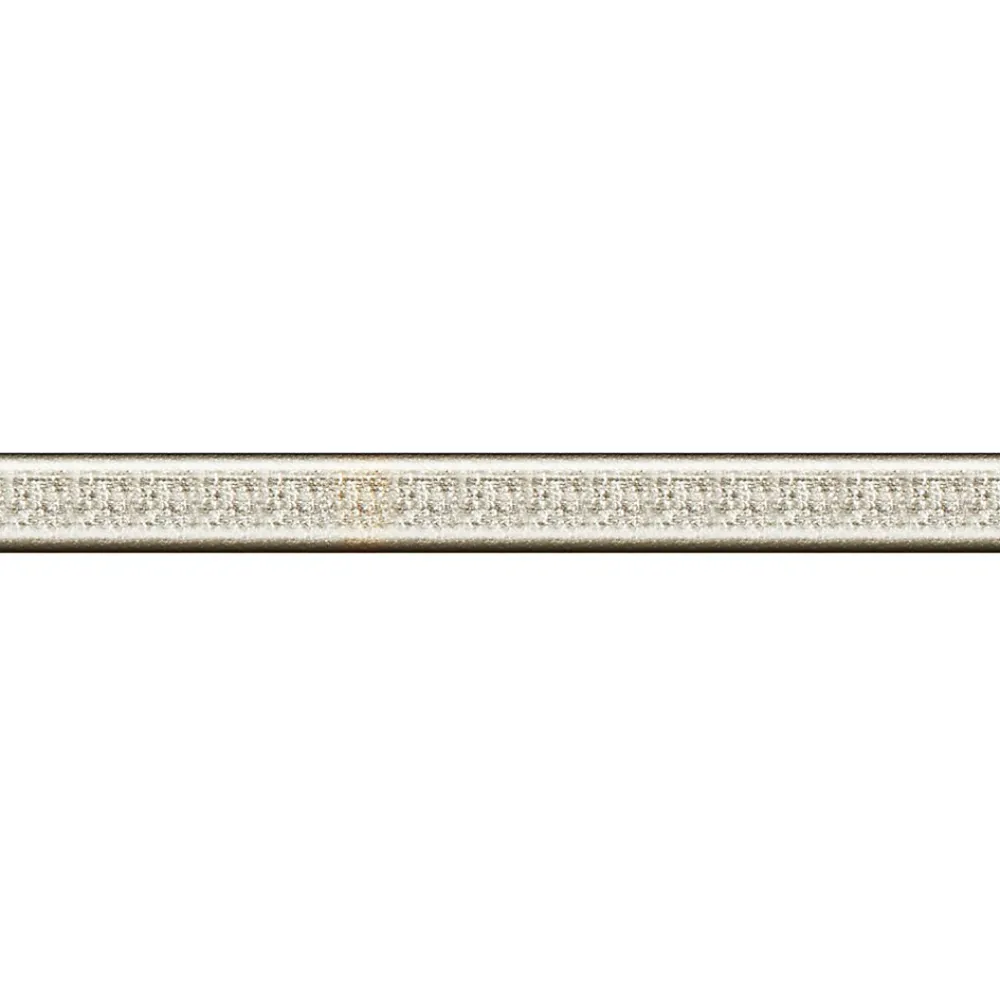 MATinter Listel Carrelage<Listel inox argent L.6 x l.0,3 cm x Ép.10 mm Mat inter