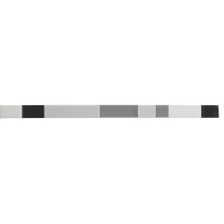 Listel noir brillant 2 x 40 cm Salerna GoodHome- Listel Carrelage