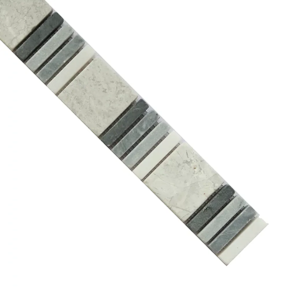 GoodHome Listel pierre beige 5x30cm Thebes- Listel Carrelage