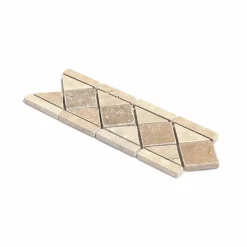 Decoon Mosaïque<Listel Travertin Mix Light/Noce 10x29x1 cm