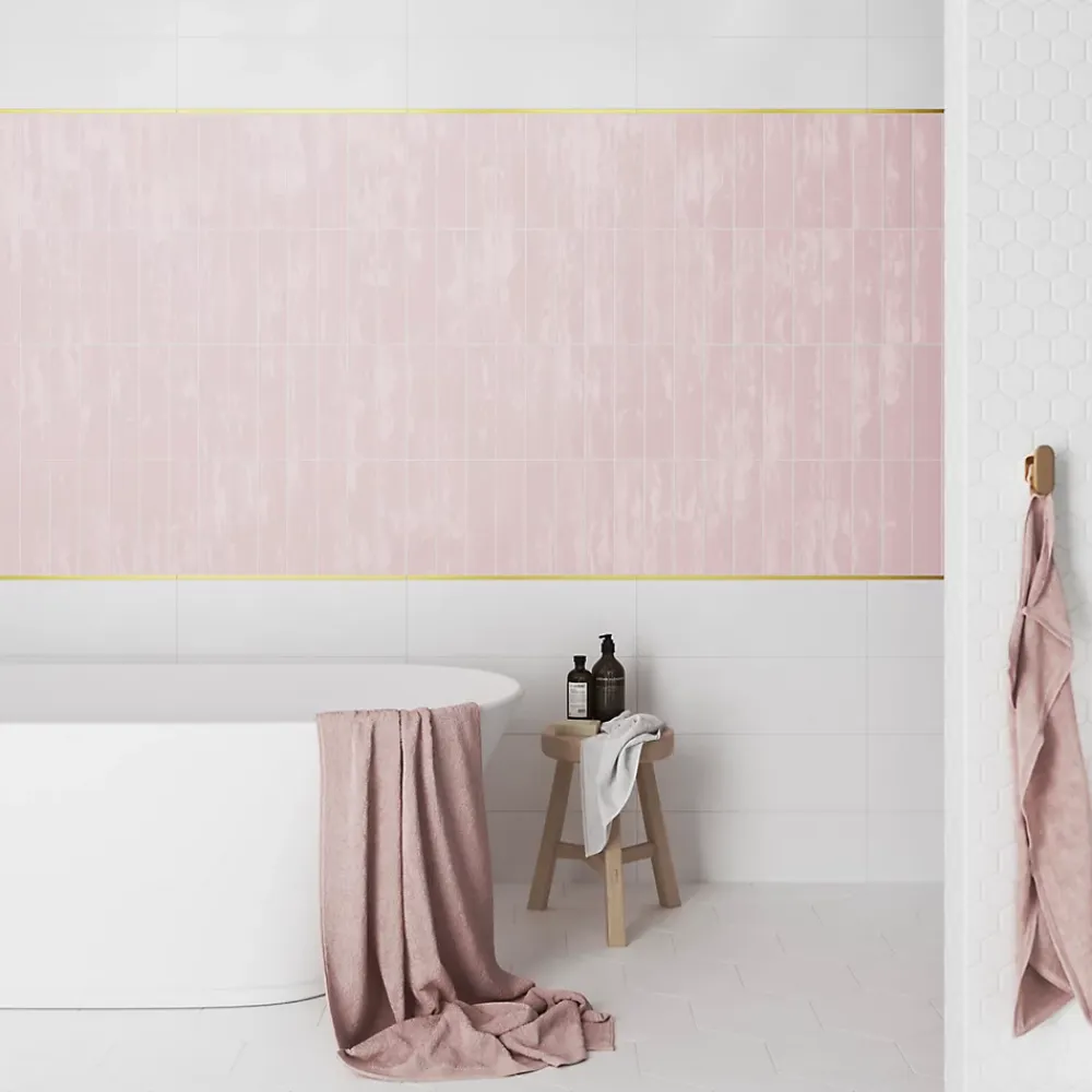 GoodHome Listel Carrelage<Listel 1x60cm Homma intérieur