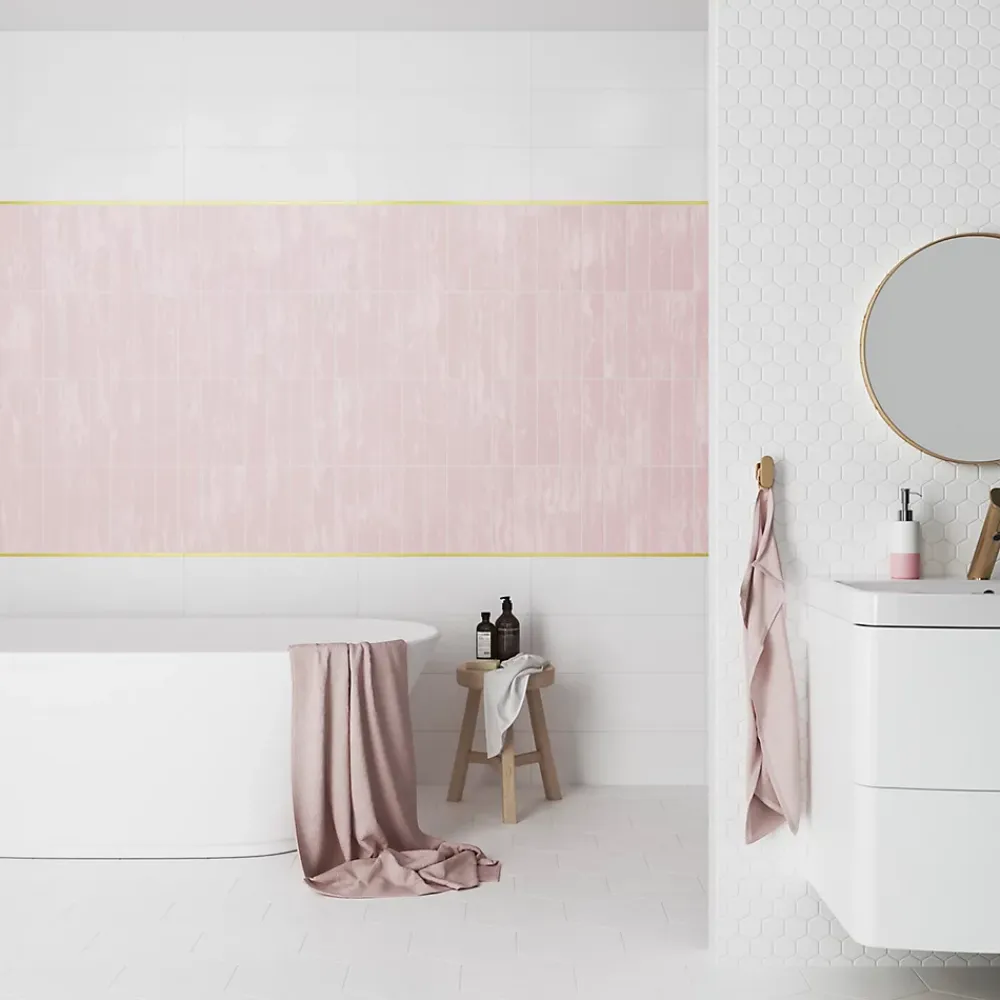 GoodHome Listel Carrelage<Listel 1x60cm Homma intérieur