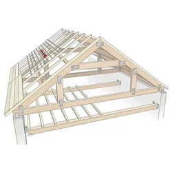 Bois De Charpente<Liteau traité 37 x 40 mm L.3 m classe 2