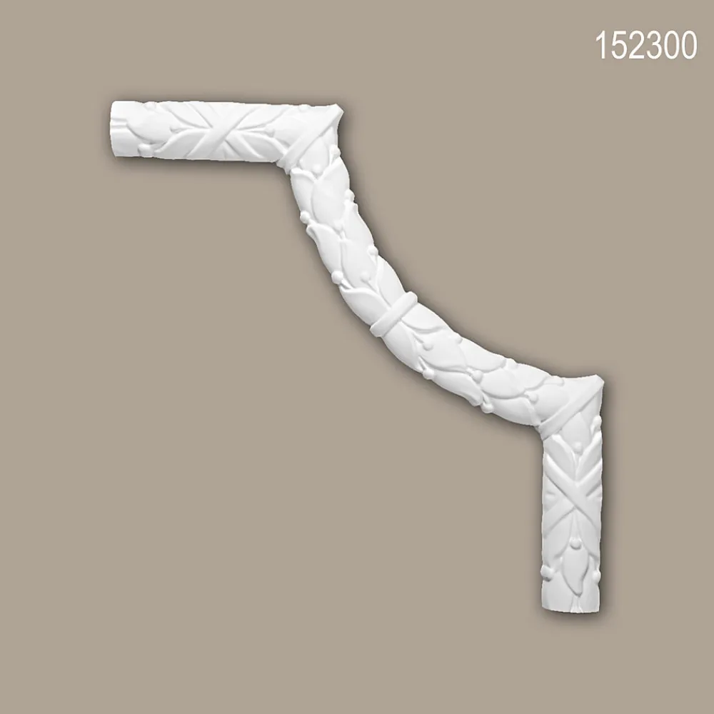 Profhome Élément de coin 152300 Élement décorative- Moulure Et Rosace De Plafond