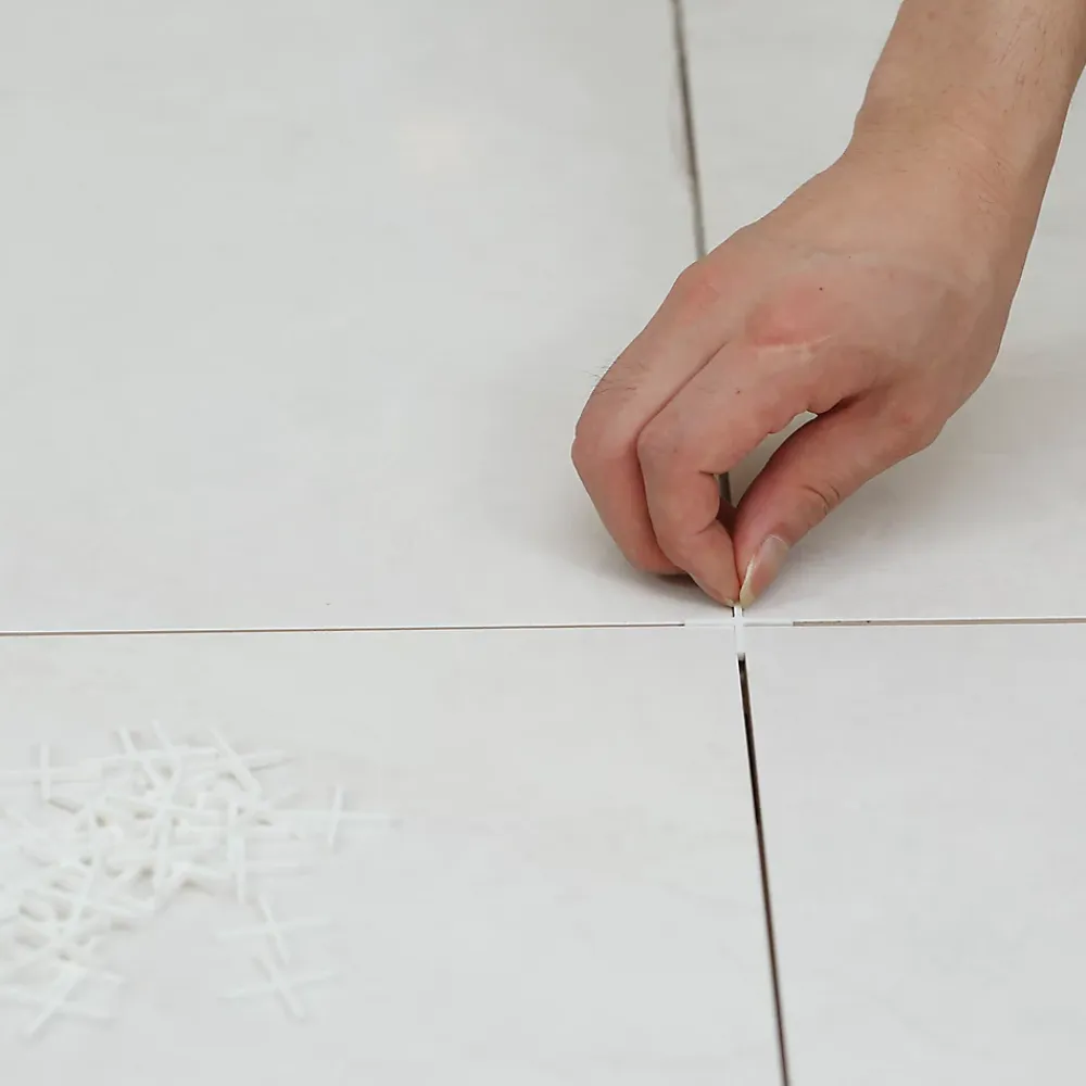 Diall Lot 500 croisillons en X écart 2mm- Outils Du Carreleur
