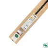 Forestea Panneau Tasseau Bois<Lot 2 de profils de finition chêne clair sur fond blanc 2500x36/41x20mm