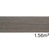 Quiet Wall Lot 2 Panneaux Muraux Acoustiques en Bois - 240x60cm - 3.12m² - Chêne Foncé - A Lattes - Panneau Tasseau de Bois Naturel- Panneau Tasseau Bois