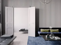 Quiet Wall Lot 4 Panneaux Muraux Acoustiques en Bois - 240x60cm Frêne gris - A Lattes - Panneau Tasseau de Bois Naturel- Panneau Tasseau Bois