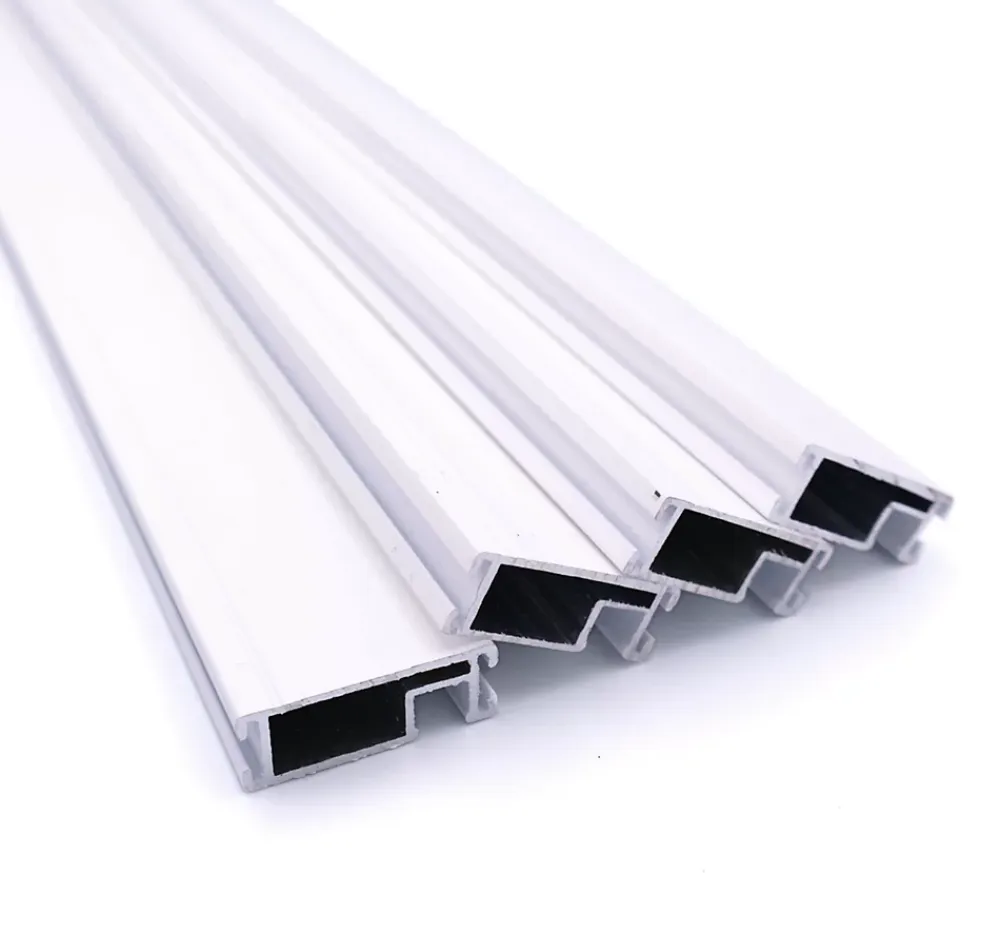 Avosdim Moustiquaire Pour Fenêtre<Lot 4 Profils Moustiquaire Cadre recoupable - Longueur 200cm - Alu Blanc