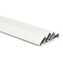 Avosdim Moustiquaire Pour Fenêtre<Lot 4 Profils Moustiquaire Cadre recoupable - Longueur 200cm - Alu Blanc