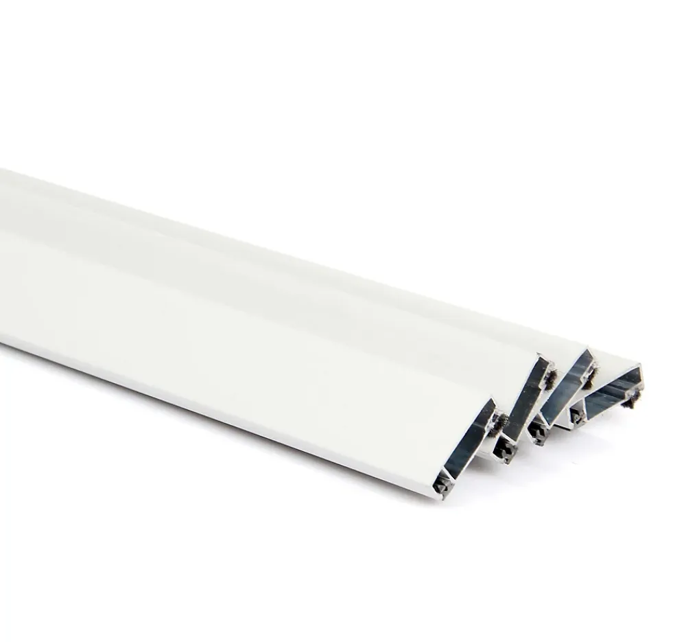 Avosdim Lot 4 Profils Moustiquaire Cadre recoupable - Longueur 160cm - Alu Blanc- Moustiquaire Pour Fenêtre