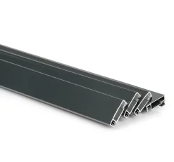 Avosdim Moustiquaire Pour Fenêtre<Lot 4 Profils Moustiquaire Cadre recoupable - Longueur 200cm - Alu Gris Anthracite