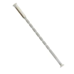Poignée De Porte<Lot 2 vis sans tête fendue fraisée fendue partiellement fileté acier blanc L.90mm