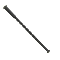 Poignée De Porte<Lot 2 vis sans tête fendue fraisée fendue partiellement fileté acier noir L.90mm