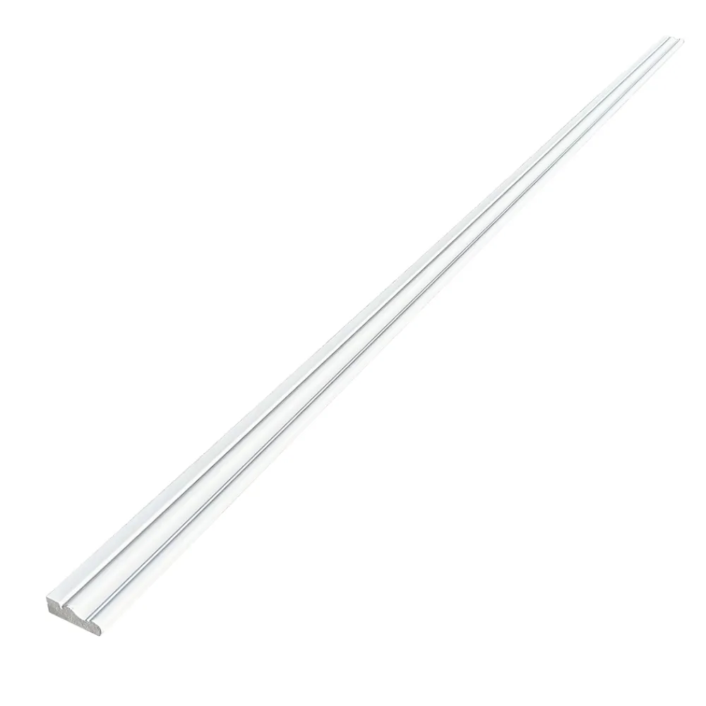 Wood&Sens Lot de 10 Chambranles LXVI Prépeint Blanc MDF, L.2,44 m x l.5,8 cm x Ep.18 mm- Moulure