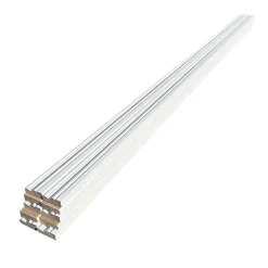 Wood&Sens Lot de 10 Chambranles LXVI Prépeint Blanc MDF, L.2,44 m x l.5,8 cm x Ep.18 mm- Moulure