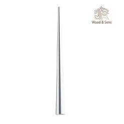 Wood&Sens Lot de 10 Cimaises Classiques Prépeint Blanc MDF, L.2,44 m x l.5,8 cm x Ep.18 mm- Moulure