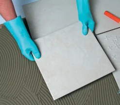 Semin Colle Carrelage Sol<Lot de 2 colles pour Carrelage Haute Performance Kedofix , Prêt à l'emploi, Intérieur/extérieur, seau de 5 kg