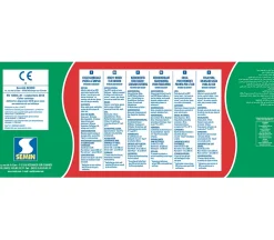 Semin Lot de 3 colles pour Carrelage Haute Performance Kedofix , Prêt à l'emploi, Intérieur/extérieur, seau de 20 kg- Colle Carrelage Sol