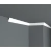 Wood&Sens Lot de 12 Corniches Classiques Polymère Moulure Plafond, L.240 cm x P.12 cm, Ep.50 mm- Moulure