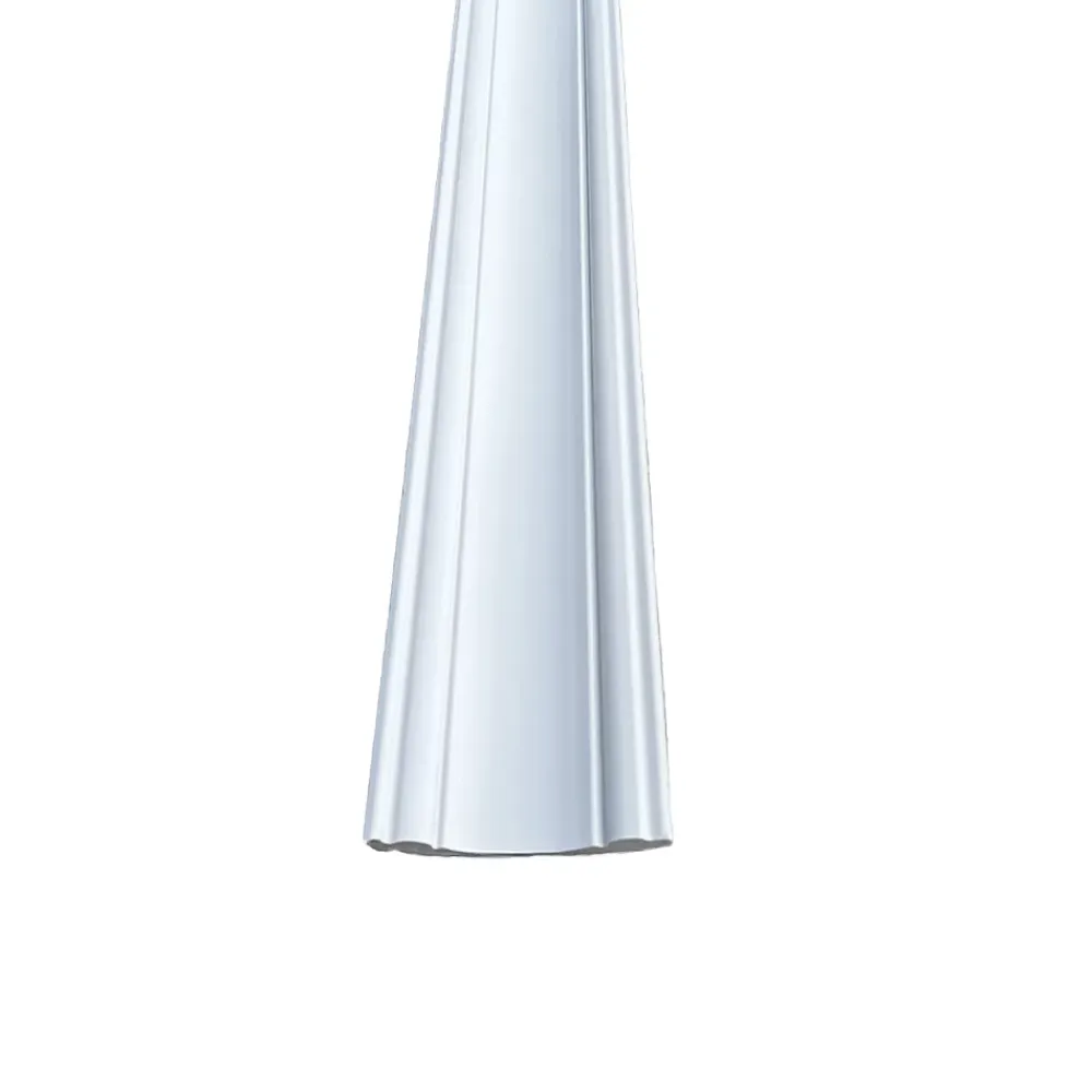 Wood&Sens Lot de 12 Corniches Classiques Polymère Moulure Plafond, L.240 cm x P.12 cm, Ep.50 mm- Moulure
