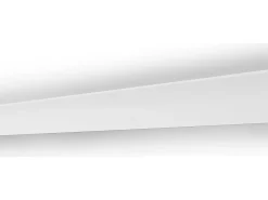 Vente-unique Lot de 3 corniches plafond en polystyrène L290 x l1.4 x H5 cm blanc - RENODA- Moulure Et Rosace De Plafond