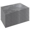 Intec Lot de 10 Dalles de sol Clipsables Grises 116x76x3 cm Rectangulaire Polypropylène Revêtement de Sol 7.69m2- Dalle Pvc Garage
