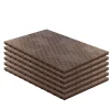 Intec Dalle Pvc Garage<Lot de 6 Dalles de sol Clipsables Marron Taupe 116x76x3cm Polypropylène Revêtement de Sol Modulable 4.61m2