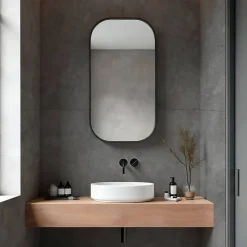 Decoon Lot de 4 Dalles Murales Douche SPC/PVC Décor effet Pierre Gris - 59,2x118,4cm - 2,8M²- Panneau Mural De Salle De Bains