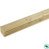 Forestea Lot de 4 lames lames à volet sapin rabotés 2400 x 90 x 26 mm- Tasseau Bois