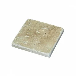 Decoon Lot de 13 Mosaïques Travertin 20 x 20 cm - Beige - 0,52 m2- Mosaïque Pour Pièce À Vivre|Mosaïque Pour Wc