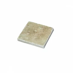 Decoon Lot de 25 Mosaïques Travertin 10 x 10 cm - Beige - 0.25m2- Mosaïque