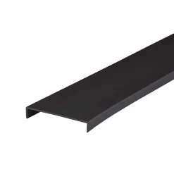 Nordlinger Pro Cloison Amovible<Lot de 2 Nez de Cloison en Aluminium Noir 130cm x 54mm à Monter Soi-même
