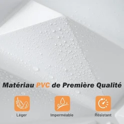 Giantex Panneau Mural Décoratif<Lot de 40 Panneau Mural Decoratif 3D en PVC 50 x 50 CM, Imperméable,Ininflammable, pour Salon, Chambre, Bureau