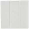 Atmosphera Créateur D'Intérieur Lot de 4 panneaux décoratifs Feutrine gris 30x30cm - Atmosphera- Panneau Tasseau Bois