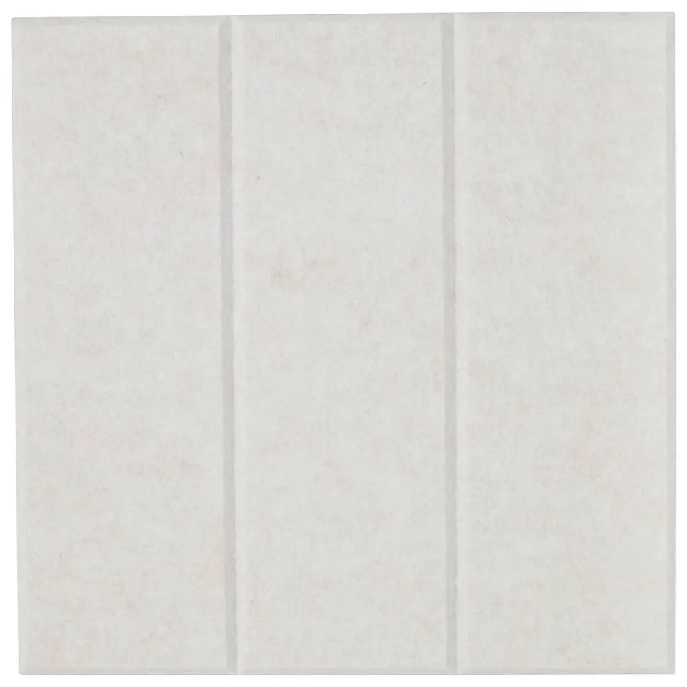Atmosphera Créateur D'Intérieur Lot de 4 panneaux décoratifs Feutrine gris 30x30cm - Atmosphera- Panneau Tasseau Bois