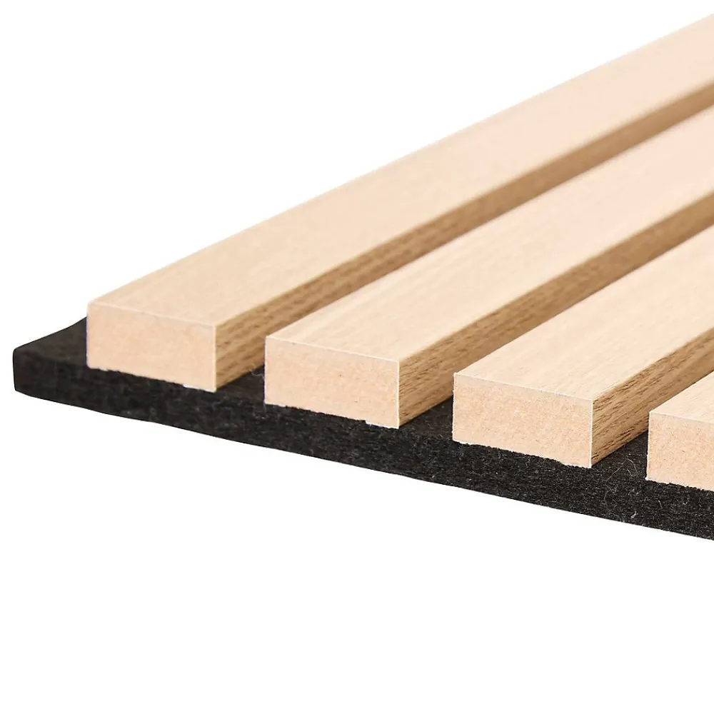 Atmosphera Créateur D'Intérieur Lot de 3 panneaux décoratifs Colva beige fond noir 30x30cm - Atmosphera- Panneau Tasseau Bois