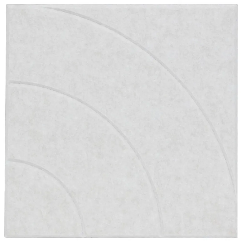 Atmosphera Créateur D'Intérieur Lot de 4 panneaux décoratifs Feutrine gris 30x30cm - Atmosphera- Panneau Tasseau Bois