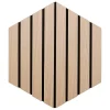 Atmosphera Créateur D'Intérieur Panneau Tasseau Bois<Lot de 3 panneaux décoratifs Colva beige fond noir 30x26cm - Atmosphera