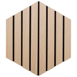 Atmosphera Créateur D'Intérieur Panneau Tasseau Bois<Lot de 3 panneaux décoratifs Colva beige fond noir 30x26cm - Atmosphera