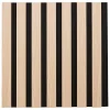 Atmosphera Créateur D'Intérieur Lot de 3 panneaux décoratifs Colva beige fond noir 30x30cm - Atmosphera- Panneau Tasseau Bois