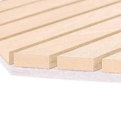 Atmosphera Créateur D'Intérieur Lot de 3 panneaux décoratifs Colva beige fond gris 30x26cm - Atmosphera- Panneau Tasseau Bois