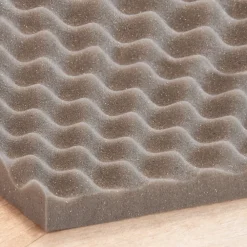 Matelas Pour Tous Lot de 4 panneaux de mousse acoustique 50x50 cm Epaisseur 3 cm- Panneau Décoratif En Bois